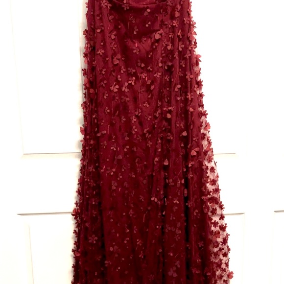 **SIZE L** NWOT Split Thigh Mesh Tube Formal Dress - Picture 5 of 6